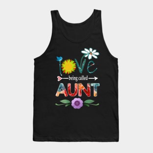 aunt i love being called aunt Tank Top